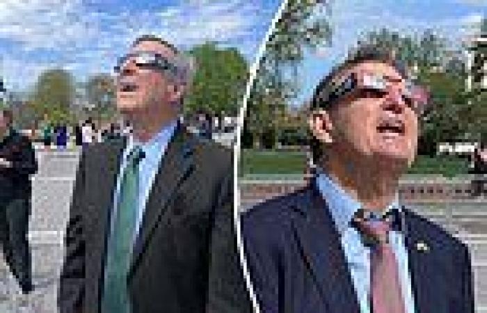 Senators take taxpayer-funded midday break to don protective eyewear and gaze ... trends now
