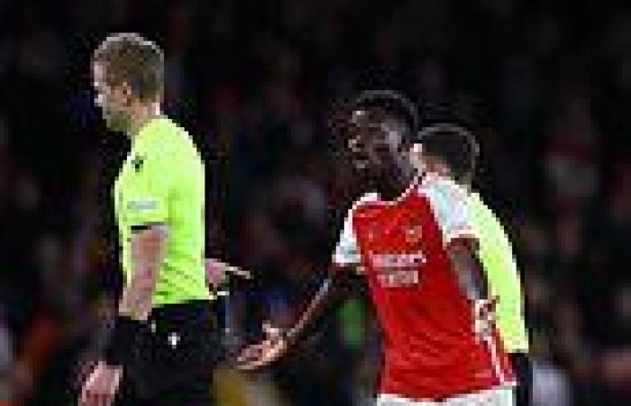 sport news Bukayo Saka and Arsenal are incensed they did not get a penalty at the end of ... trends now