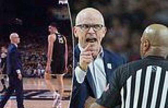 sport news Purdue star Zach Edey and Dan Hurley get into heated exchange during NCAA ... trends now
