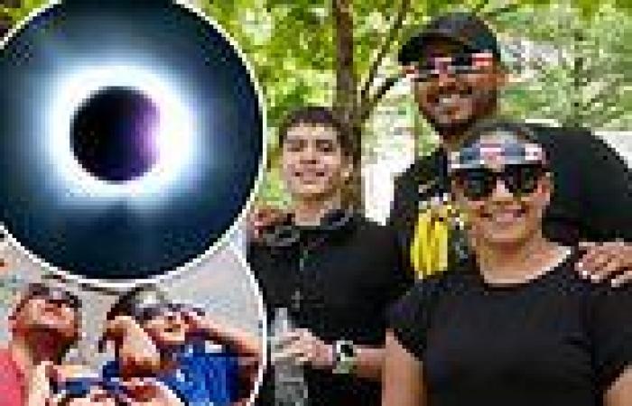 DailyMaill.com attended a solar eclipse 'blackout party' in Dallas where ... trends now