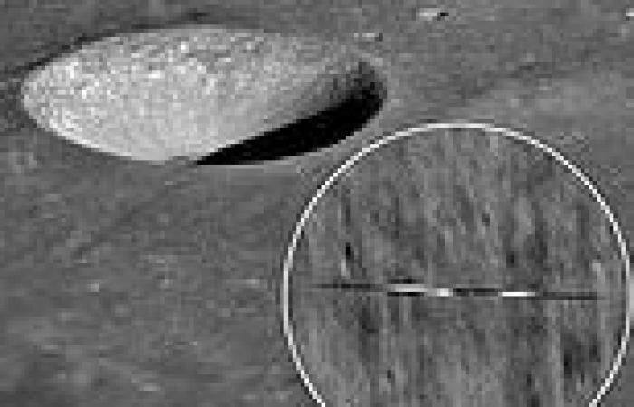 Surf board-shaped UFO filmed speeding around the moon by NASA's lunar orbiter trends now