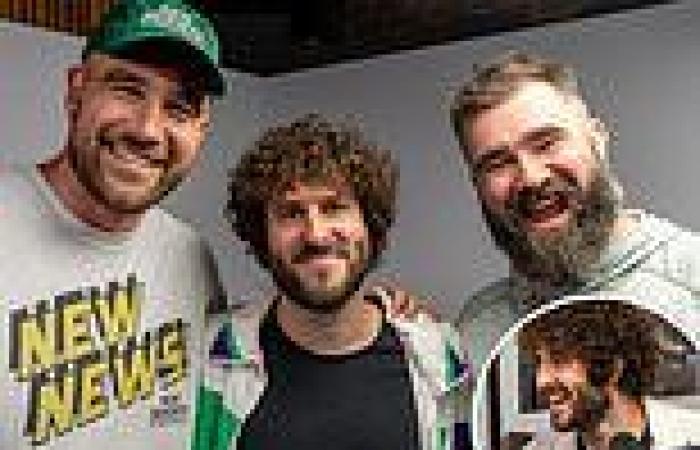 sport news Travis and Jason Kelce welcome rapper Lil Dicky to 'New Heights' as the star of ... trends now