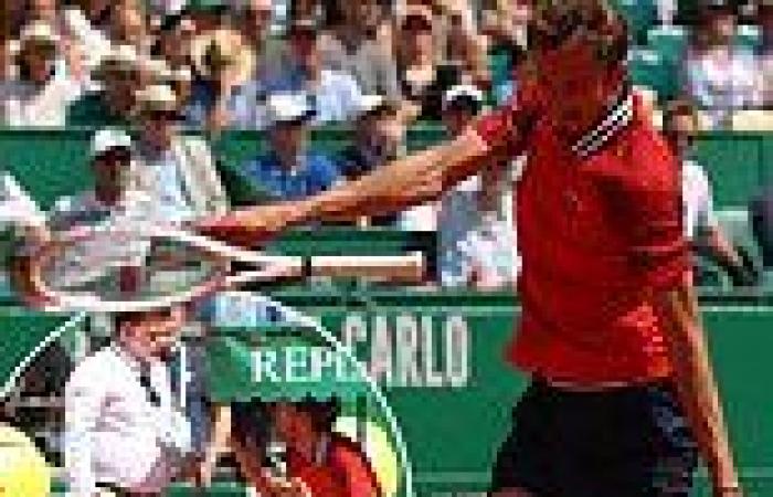 sport news Daniil Medvedev insults referee and launches his racket after disputed line ... trends now