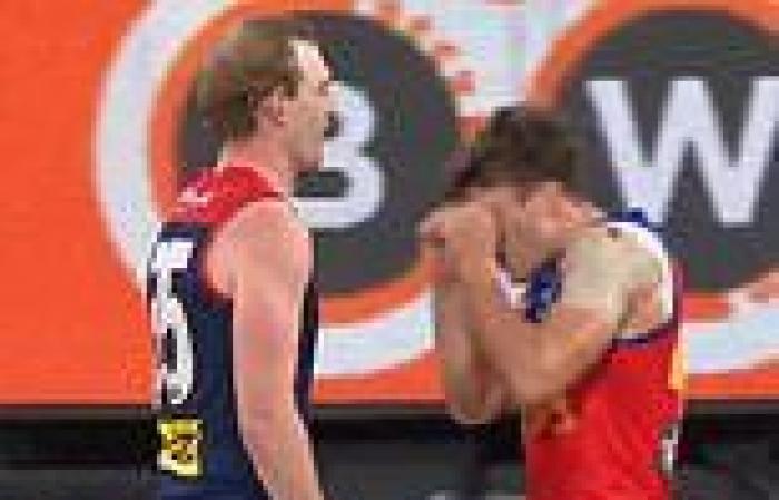 sport news Footy star mocks rival with crying sledge two years after teammate left him in ... trends now