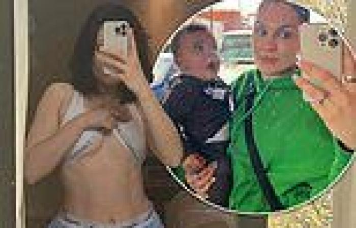Jessie J shows off her post-baby figure in a bra top as she hits the gym in ... trends now