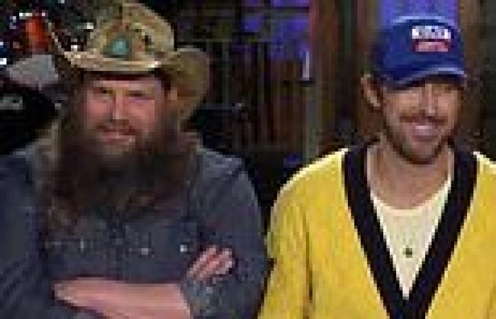 Ryan Gosling and Chris Stapleton can't stop laughing during goofy promotional ... trends now