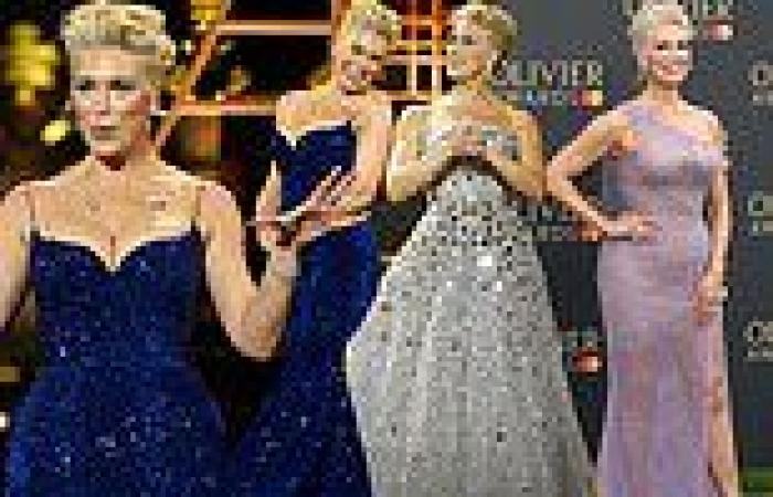 Olivier Awards: Hannah Waddingham makes THREE outfit changes to host the ... trends now