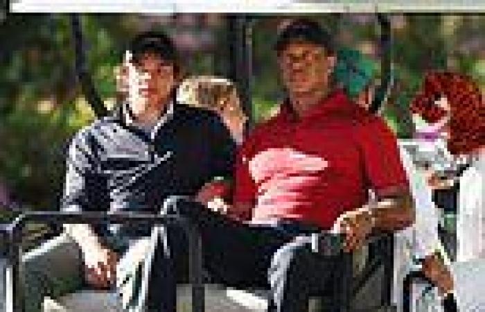 sport news Tiger Woods and son Charlie share a moment on the driving range at Augusta ... trends now