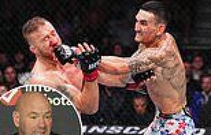 sport news Dana White brands Max Holloway's dramatic last-second KO of Justin Gaethje at ... trends now