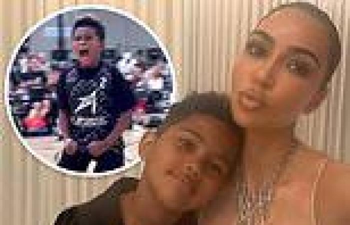 Kim Kardashian is every inch the proud mother as she shares a clip of her son ... trends now