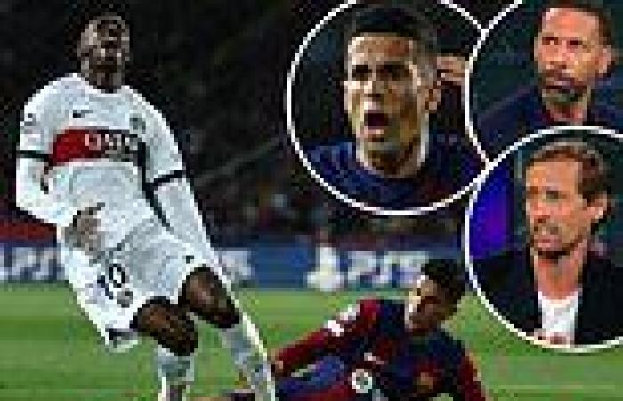 sport news Rio Ferdinand blasts 'SILLY' Joao Cancelo for tackle on Ousmane Dembele that ... trends now