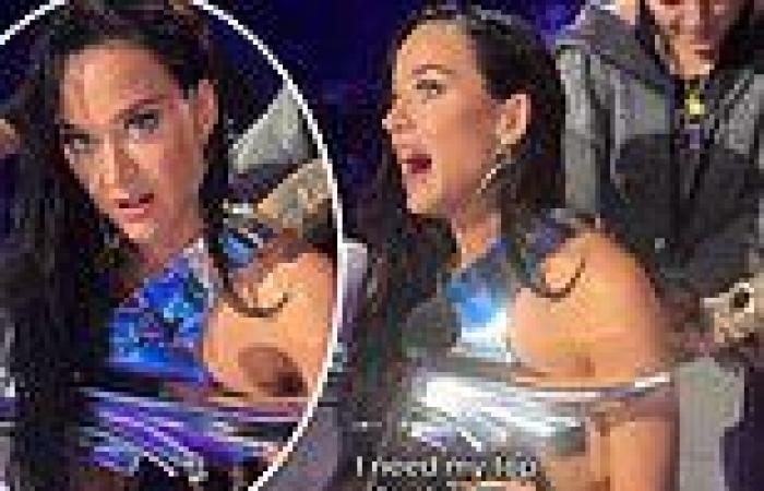 Katy Perry suffers a wardrobe malfunction on American Idol as behind the scenes ... trends now