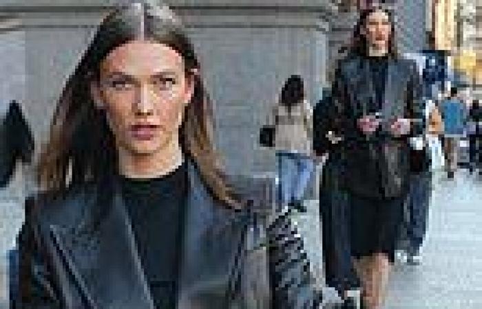 Karlie Kloss turns the streets of New York City into her personal runway as she ... trends now