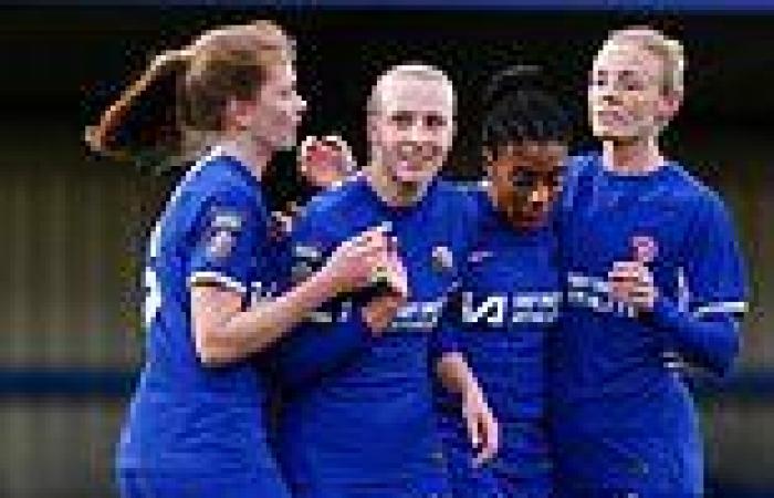 sport news Chelsea go top of the Women's Super League with 3-0 win over Aston Villa - as ... trends now