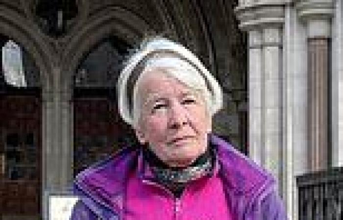 Protester, 69, committed contempt of court by using a sign to 'deliberately ... trends now
