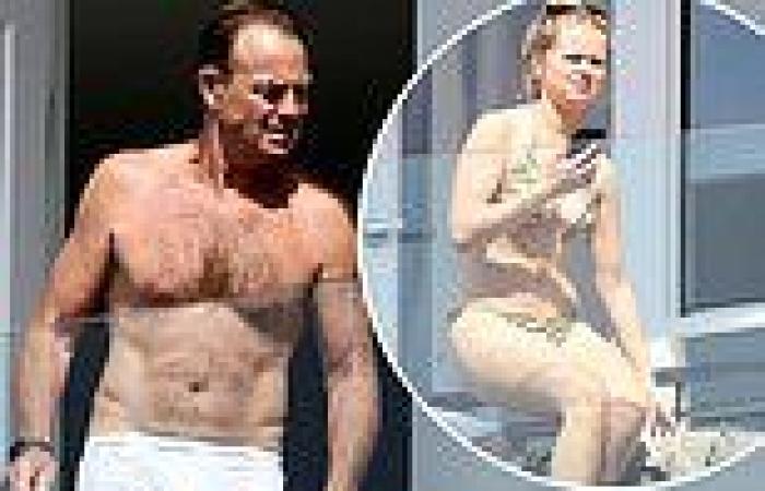 Neighbours icon Jason Donovan, 55, shows off his buff physique in white Calvin ... trends now