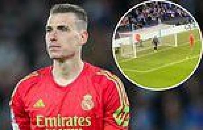 sport news Andriy Lunin leaves fans puzzled with bizarre period of play just SECONDS into ... trends now