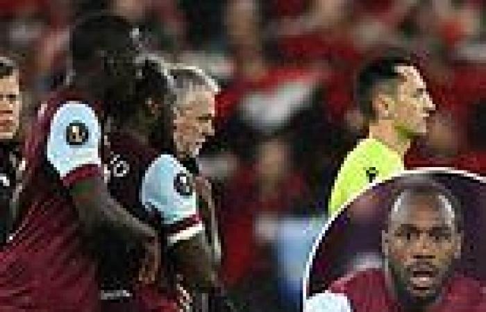 sport news Michail Antonio BLASTS officials in post-match rant following West Ham's Europa ... trends now