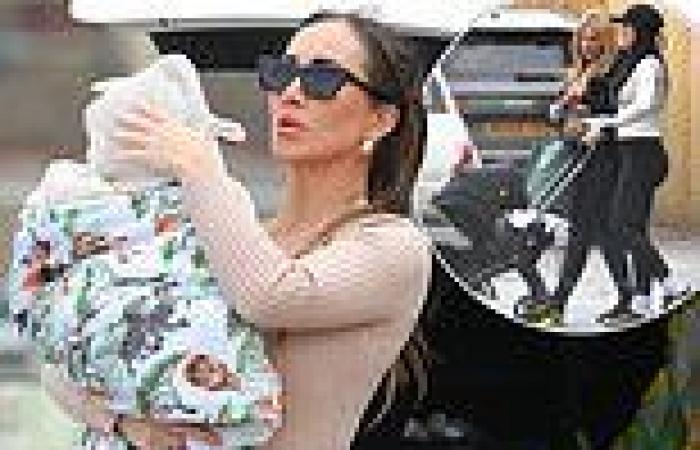 Lauryn Goodman steps out with baby daughter she shares with Kyle Walker just ... trends now