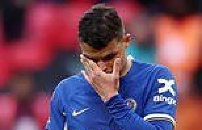 sport news Thiago Silva is seen in tears after FA Cup semi-final defeat by Man City... as ... trends now