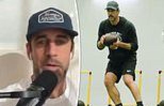 sport news No rest for Rodgers! Controversial New York Jets quarterback continues Achilles ... trends now