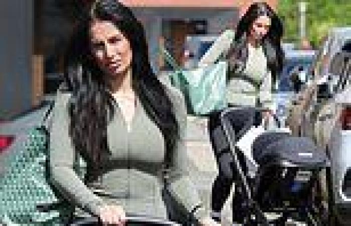 Annie Kilner steps out in Cheshire with her baby son just seven days after ... trends now
