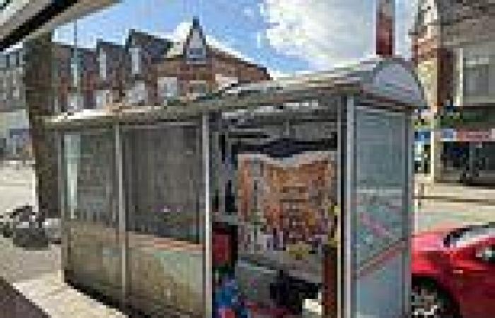 Homeless couple turn disused bus stop into a temporary home after 'refusing a ... trends now