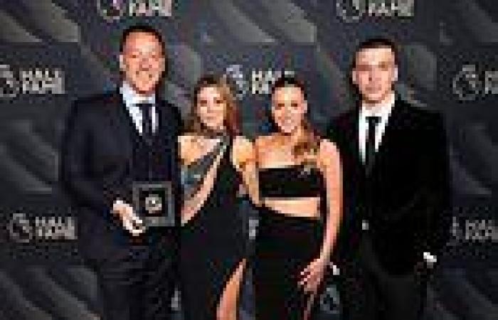 sport news Chelsea legend John Terry poses next to lookalike twins Georgie and Summer, 17, ... trends now