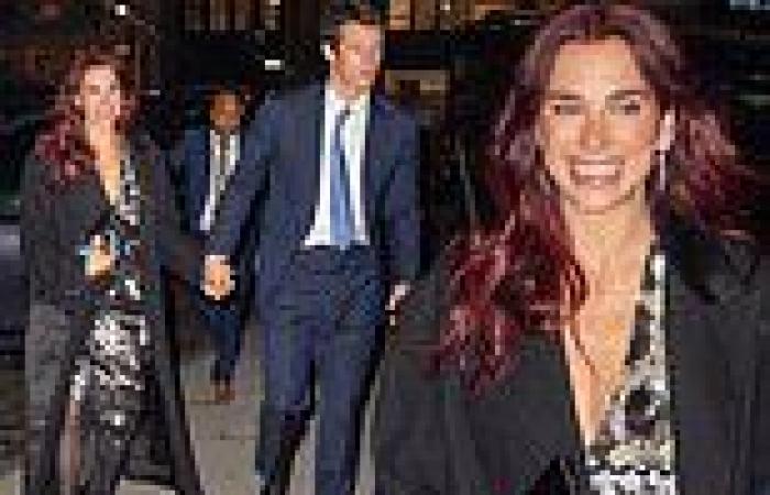 Dua Lipa looks smitten with boyfriend Callum Turner as they arrive to dinner ... trends now