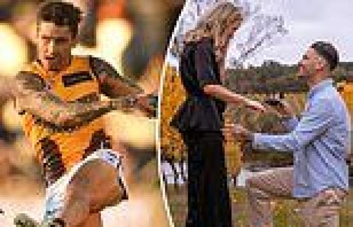 sport news Footy star Chad Wingard shares huge announcement about his love life after ... trends now