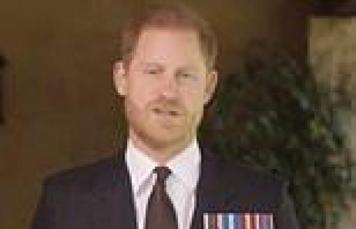 Clean-cut Prince Harry dons his medals for video from the back door of his ... trends now
