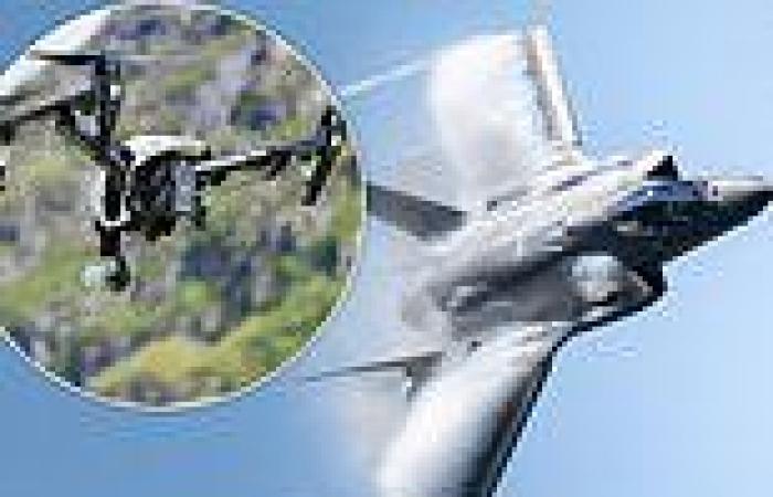RAF stealth fighter jet's 290mph near miss with drone at 14,500ft after device ... trends now
