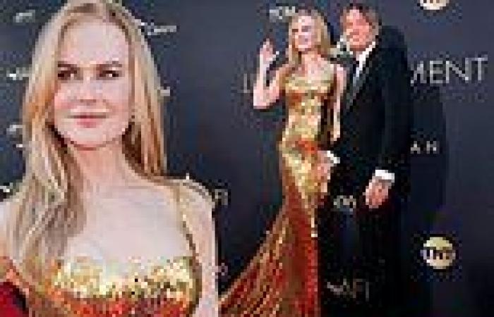 Nicole Kidman sparkles in gold Balenciaga with husband Keith Urban as she's ... trends now