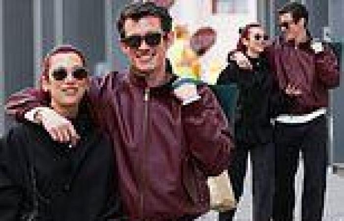 Dua Lipa and her boyfriend Callum Turner put on a loved-up display as they cosy ... trends now