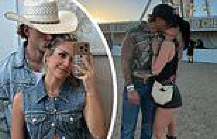 Kristin Cavallari, 37, smooches boyfriend Mark Estes, 24, at Stagecoach as ... trends now