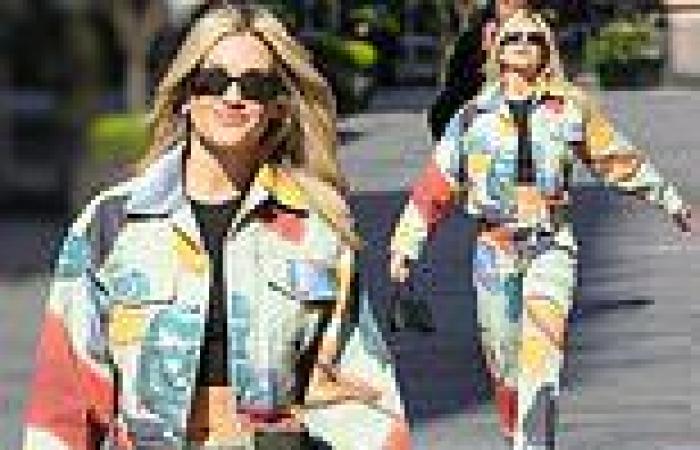 Ashley Roberts cuts a stylish figure in a £723 Fiorucci printed co-ord as she ... trends now