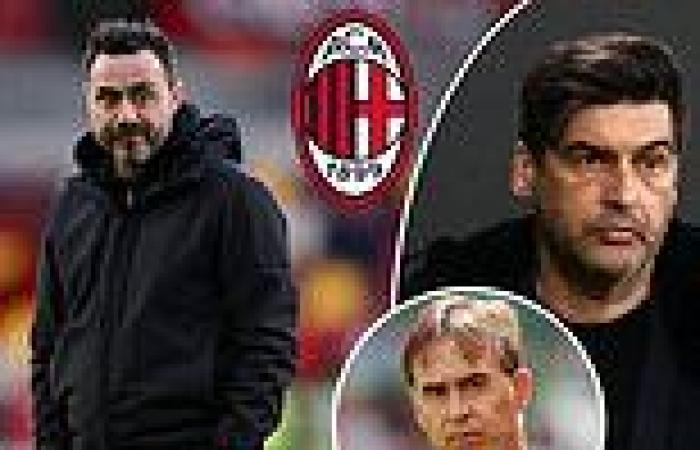 sport news AC Milan add Brighton boss Roberto De Zerbi to their 'shortlist' of managers to ... trends now