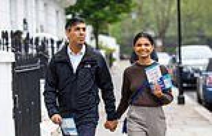 Rishi Sunak and Keir Starmer take their wives on the local election trail - ... trends now