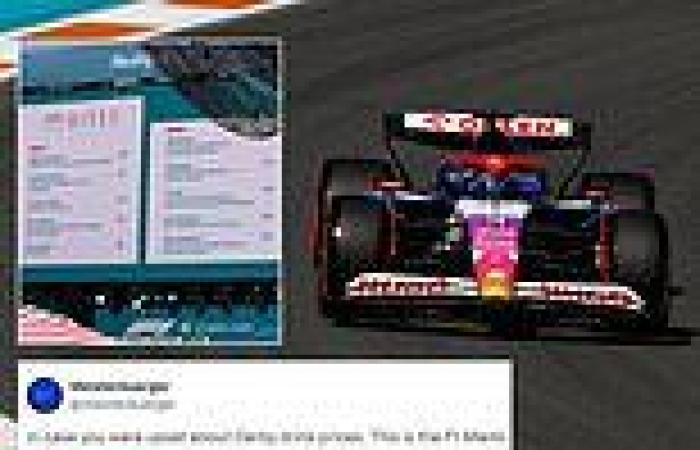 sport news F1 fans outraged as 'ridiculous' food and drink prices at the Miami Grand Prix ... trends now