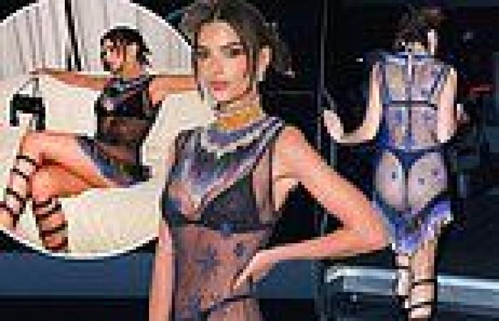 Emily Ratajkowski leaves little to the imagination as she displays her toned ... trends now