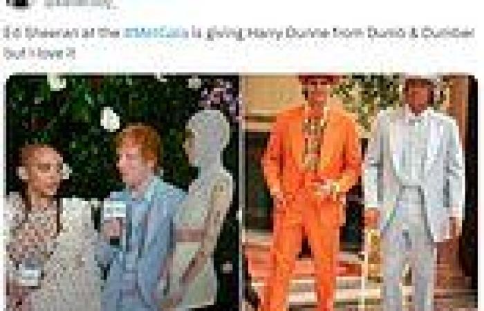 Best Met Gala memes: Ed Sheeran is hilariously compared to Dumb & Dumber ... trends now