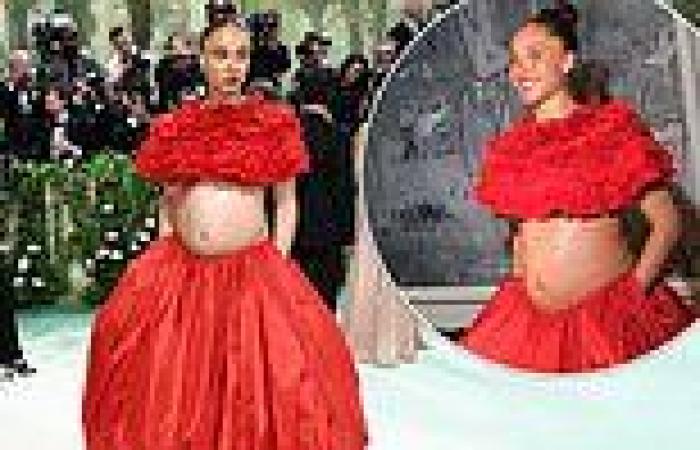 Met Gala 2024: Adwoa Aboah is pregnant! Model debuts her baby bump in quirky ... trends now