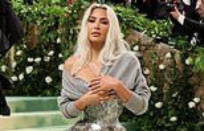 How Kim Kardashian's breathtaking silver corset proves the dangerous ... trends now