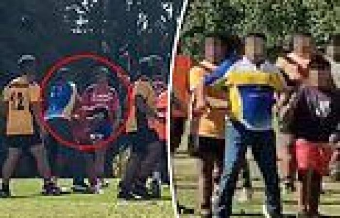 sport news Footy match is abandoned after spectator throws wild coward punch at a teenage ... trends now