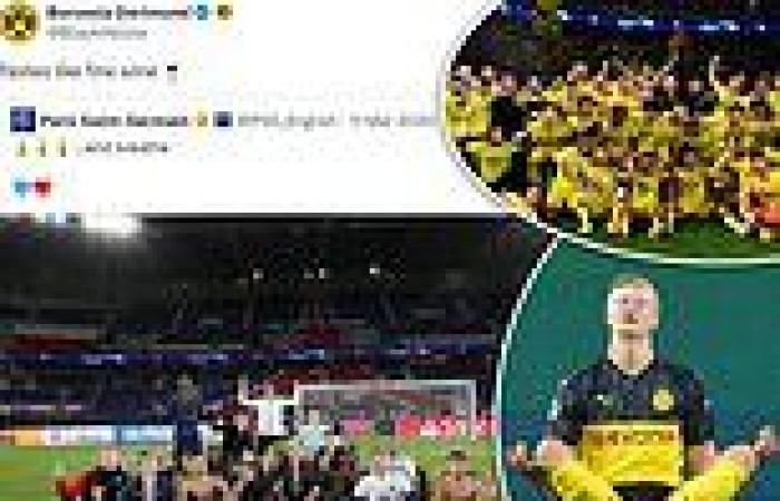 sport news Borussia Dortmund brutally mock PSG on social media as they reference post by ... trends now