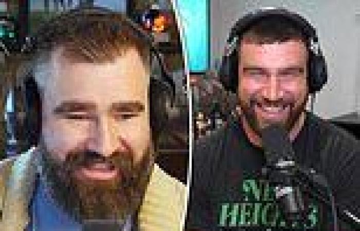 sport news Jason Kelce seen brandishing a SWORD as he and brother Travis post bizarre ... trends now