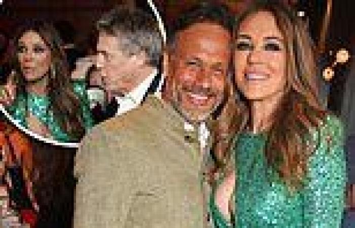 Glam Elizabeth Hurley parties with her exes Hugh Grant and Arun Nayar at son ... trends now