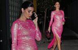 Thursday 29 September 2022 11:32 AM Pregnant Nicole Williams English shows off her blossoming bump in a pink ... trends now