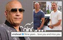 Vin Diesel remembers late Fast & Furious costar Paul Walker on anniversary of ... trends now