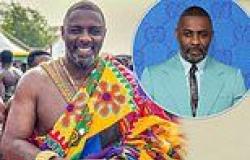 Idris Elba dresses in traditional African clothing - as he attends sacred ... trends now
